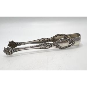 Solid Silver Sugar Tongs