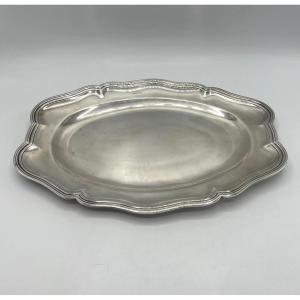 Plat à perdreaux en argent massif époque 18ème