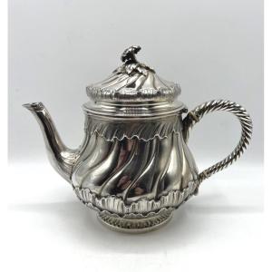 Massive Silver Teapot By Odiot