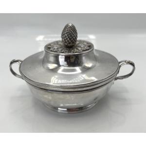 18th-century Solid Silver Covered Soup Tureen