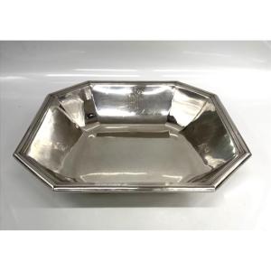 Octagonal Bowl Made Of Solid Silver