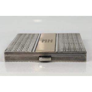 Solid Silver And 18-karat Rose Gold Powder Compact
