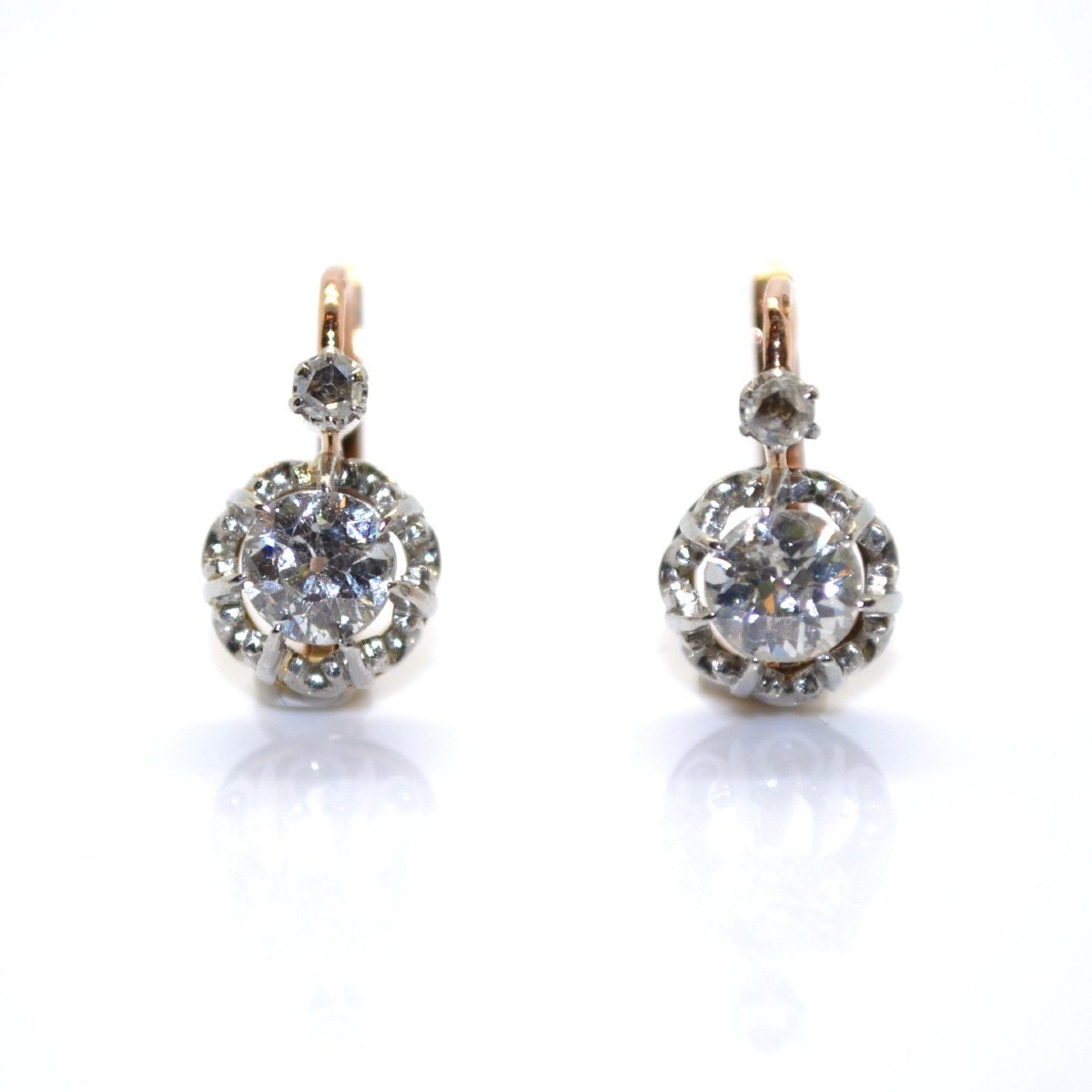 Boucles d'Oreilles Dormeuses Diamants-photo-2