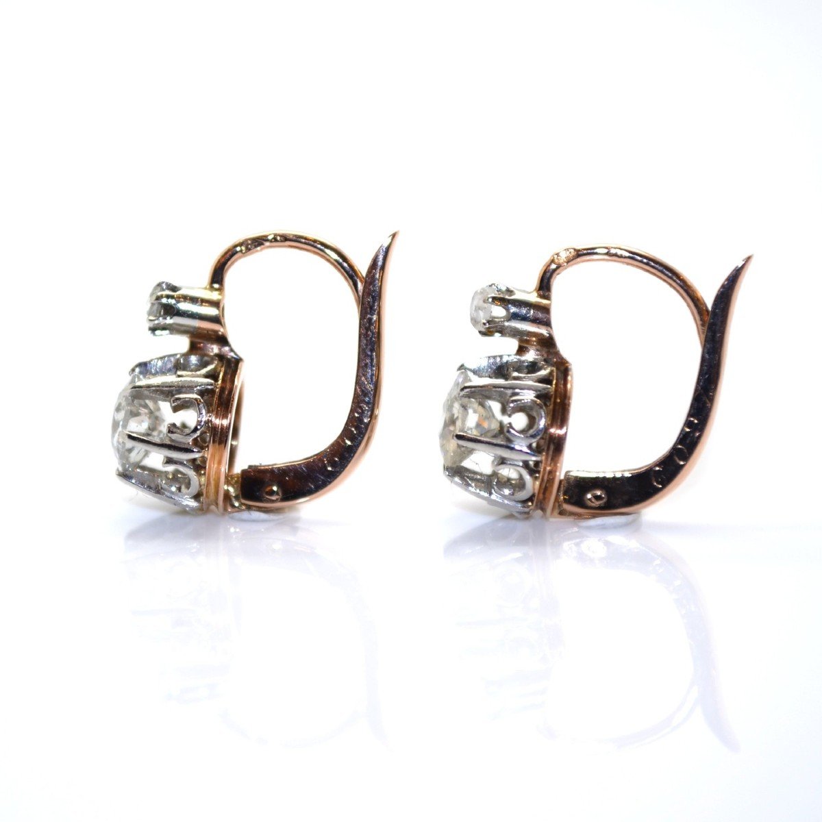 Boucles d'Oreilles Dormeuses Diamants-photo-4