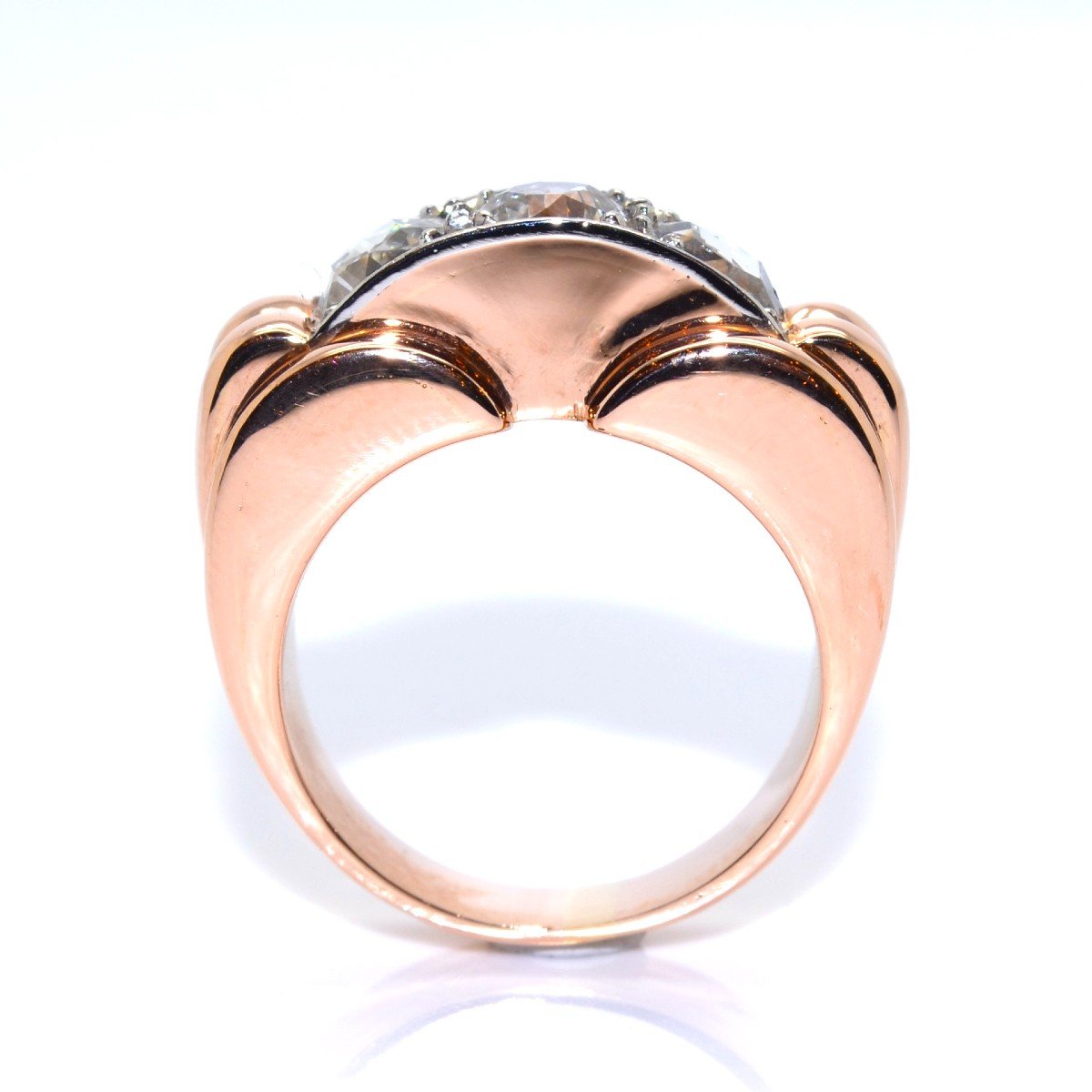 Bague Tank Trilogie Diamants-photo-1