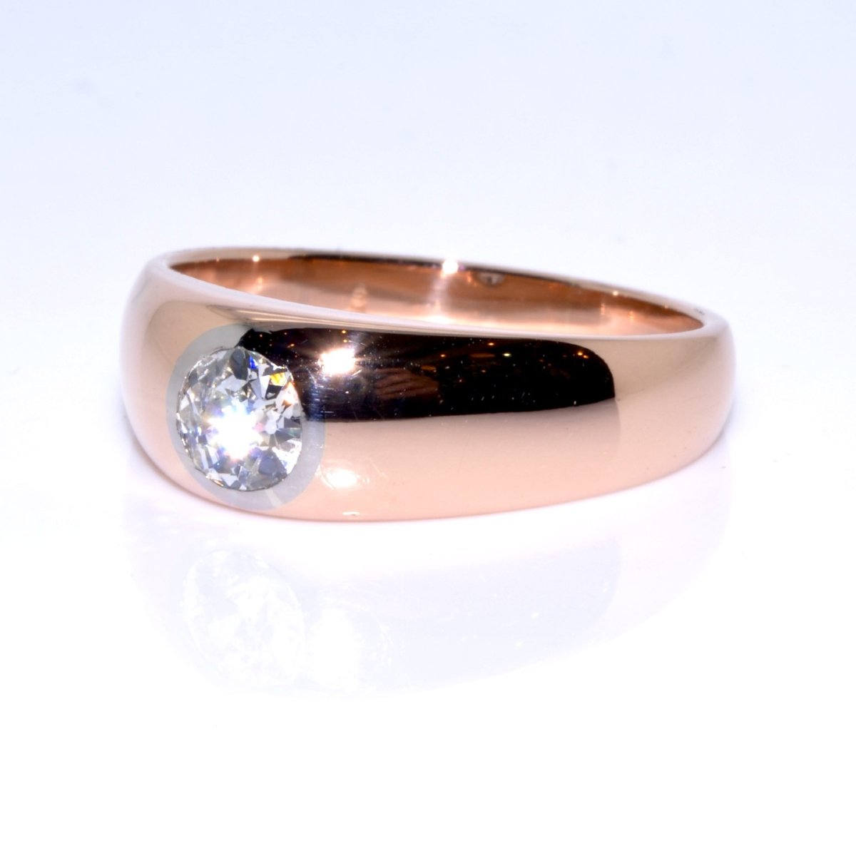 Bague jonc diamant-photo-4