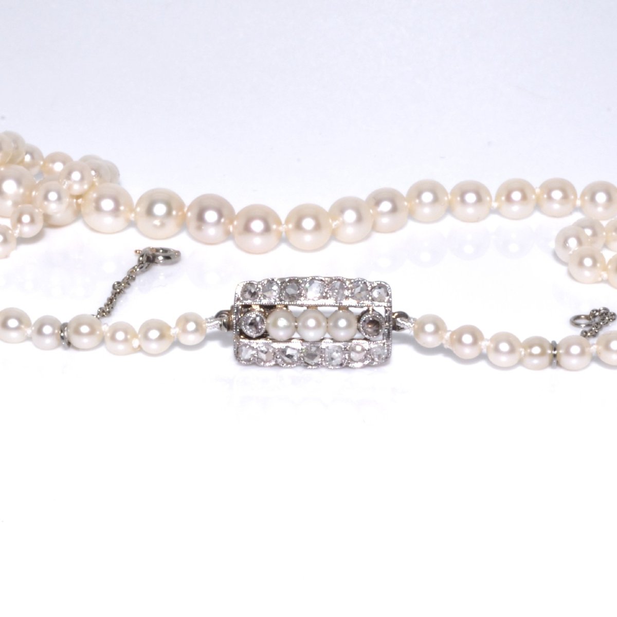 Art-deco Pearl Necklace-photo-2