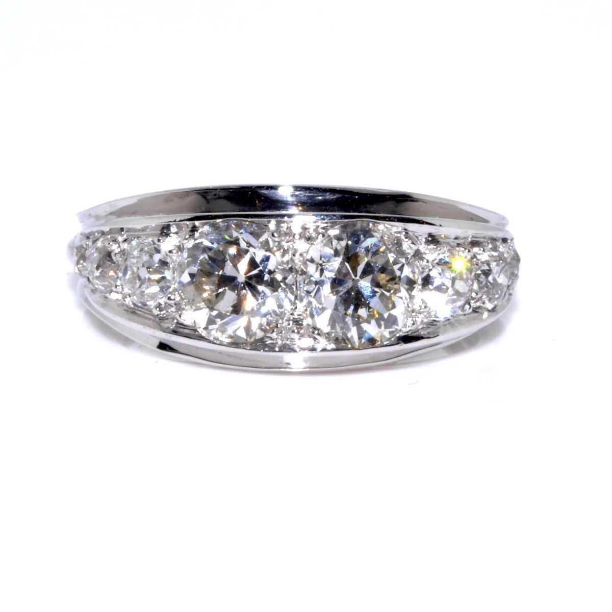 Art Deco Diamond Band Ring