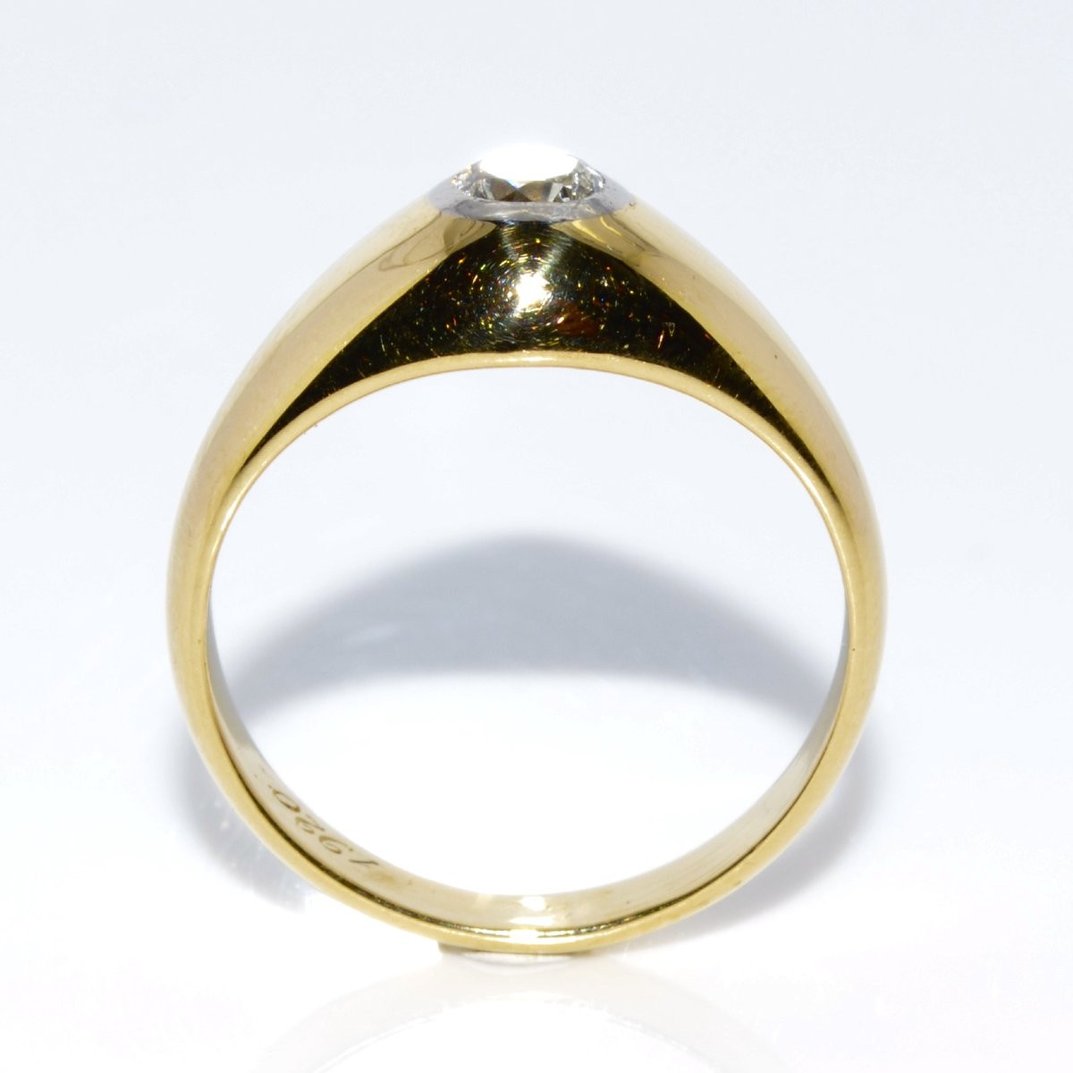 Bague jonc diamant-photo-2