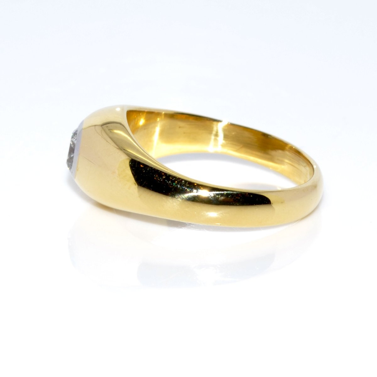 Bague jonc diamant-photo-3