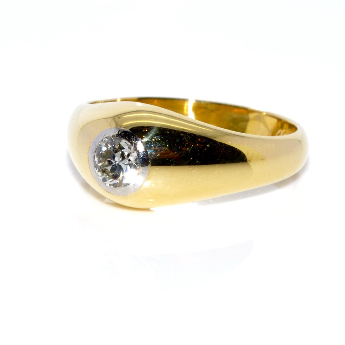 Bague jonc diamant-photo-4