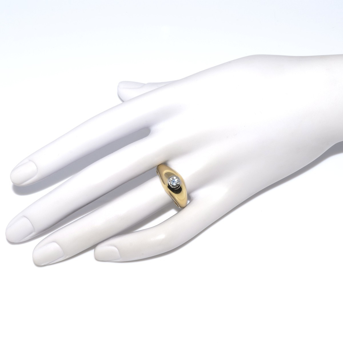 Bague jonc diamant-photo-2