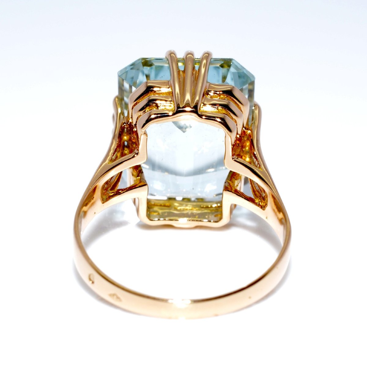 Bague aigue marine vintage-photo-2