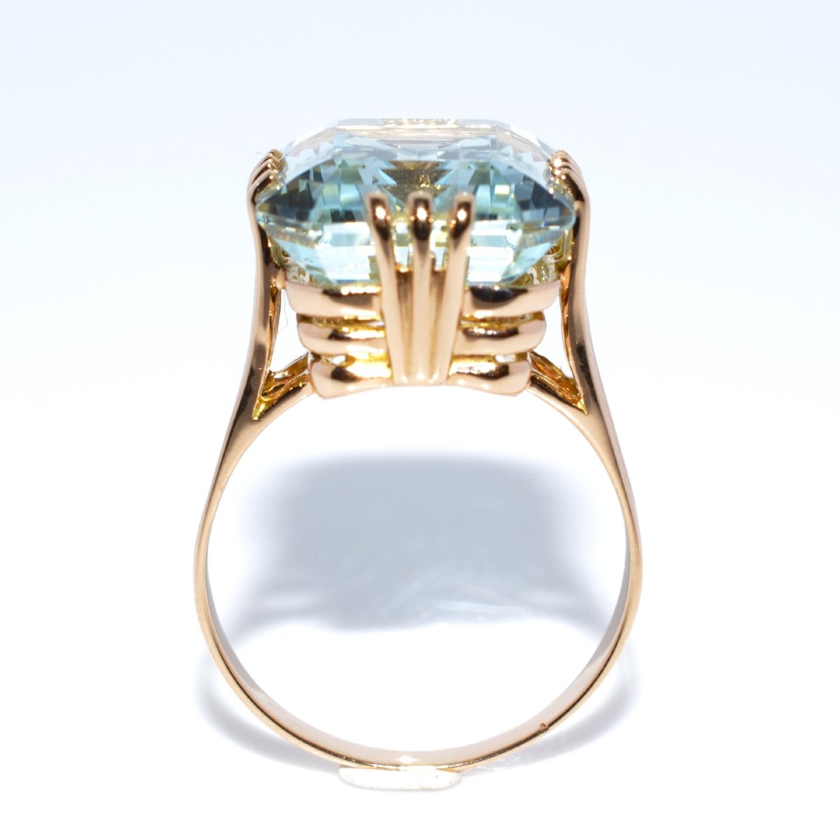 Bague aigue marine vintage-photo-3