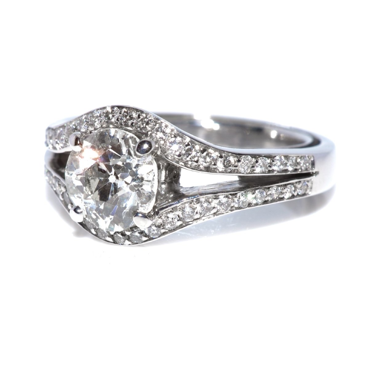 Bague vintage diamants-photo-4