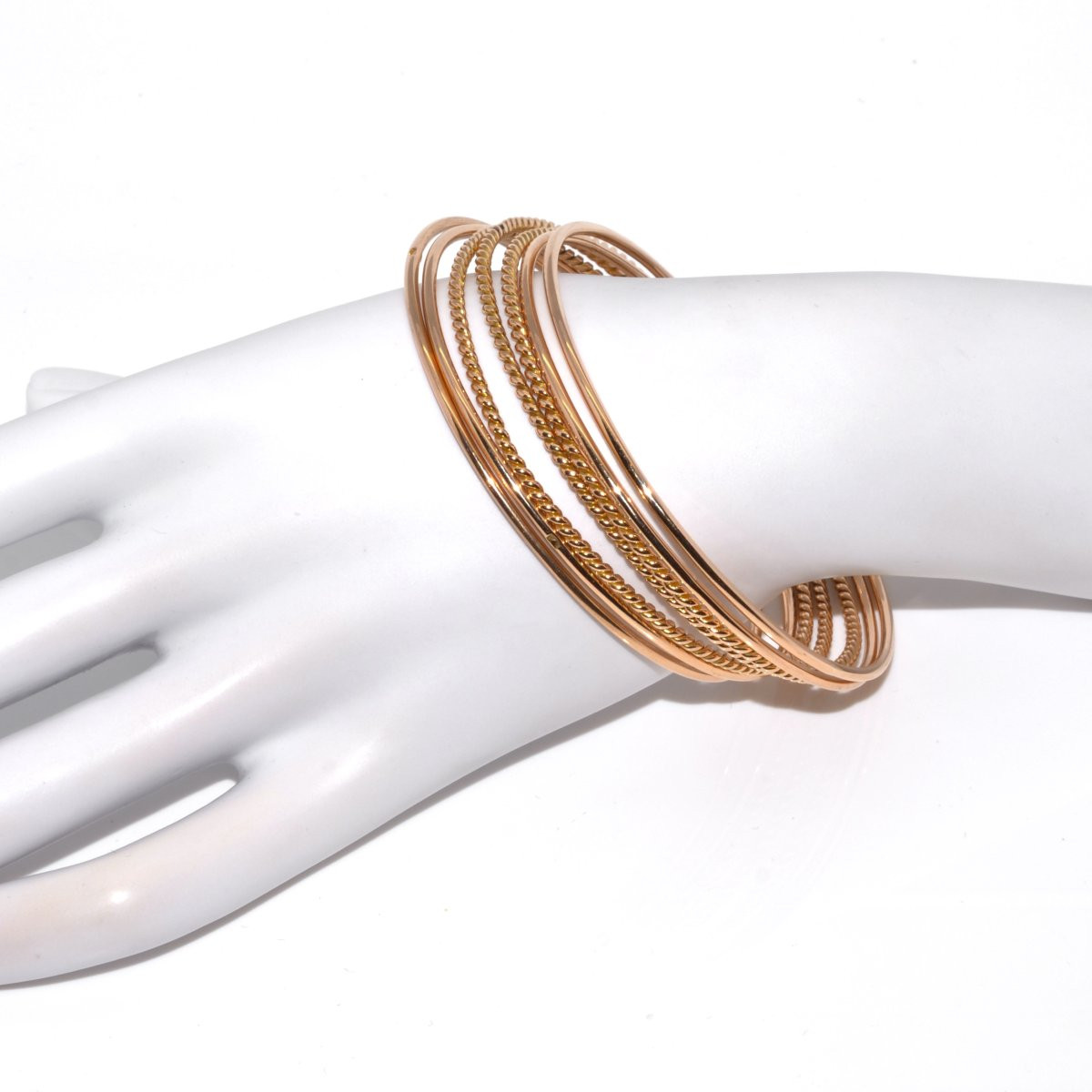 Bracelet semainier 7 joncs vintage-photo-2