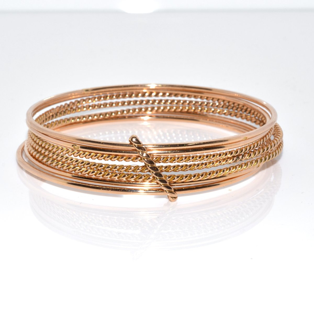 Bracelet semainier 7 joncs vintage-photo-3