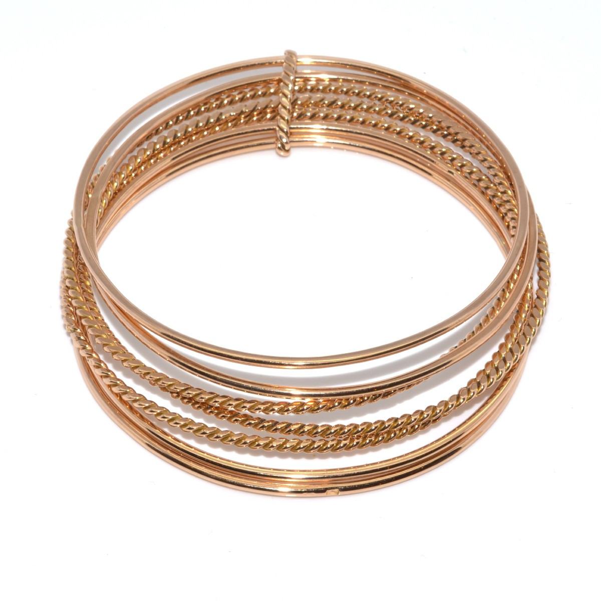 Bracelet semainier 7 joncs vintage
