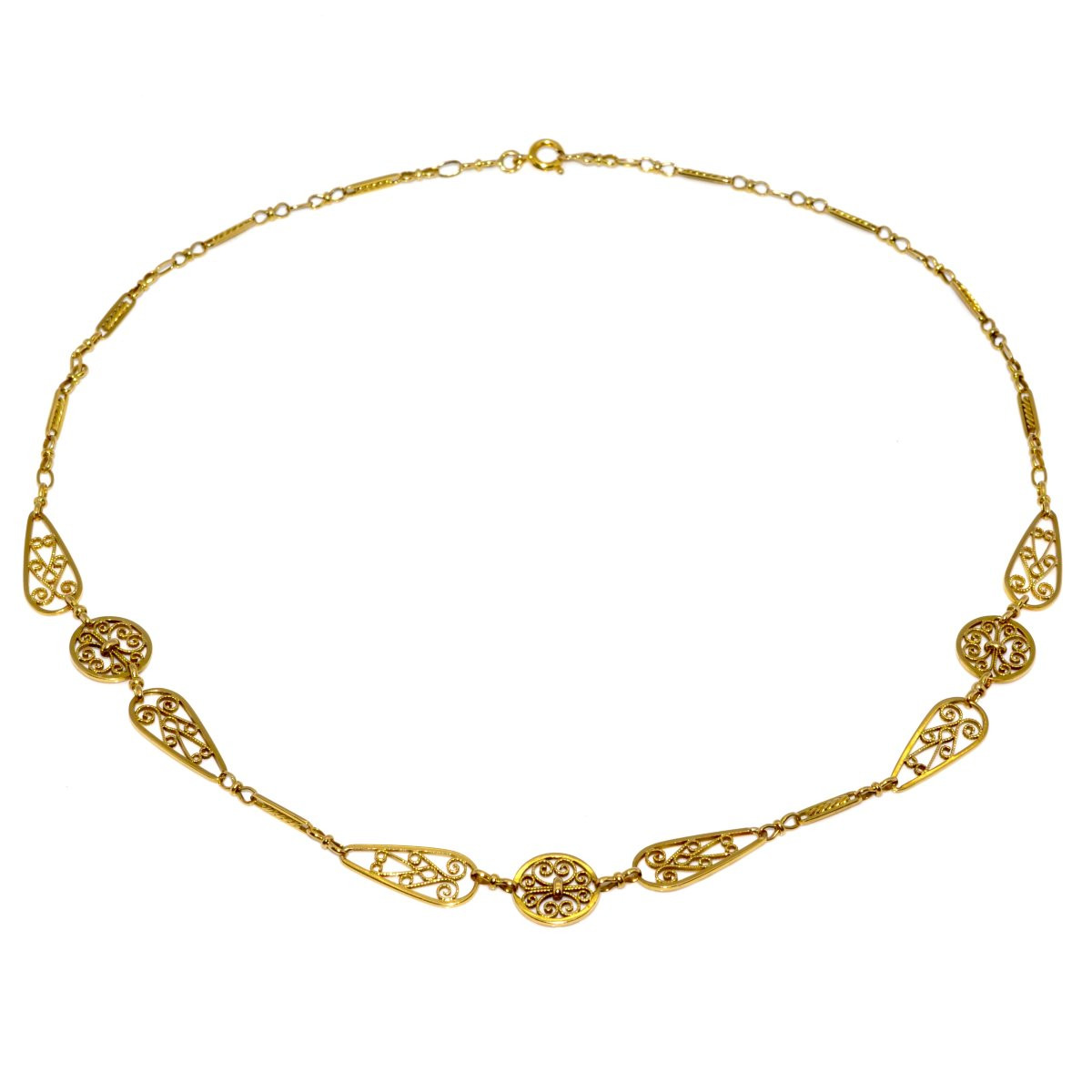 Antique Gold Necklace-photo-4