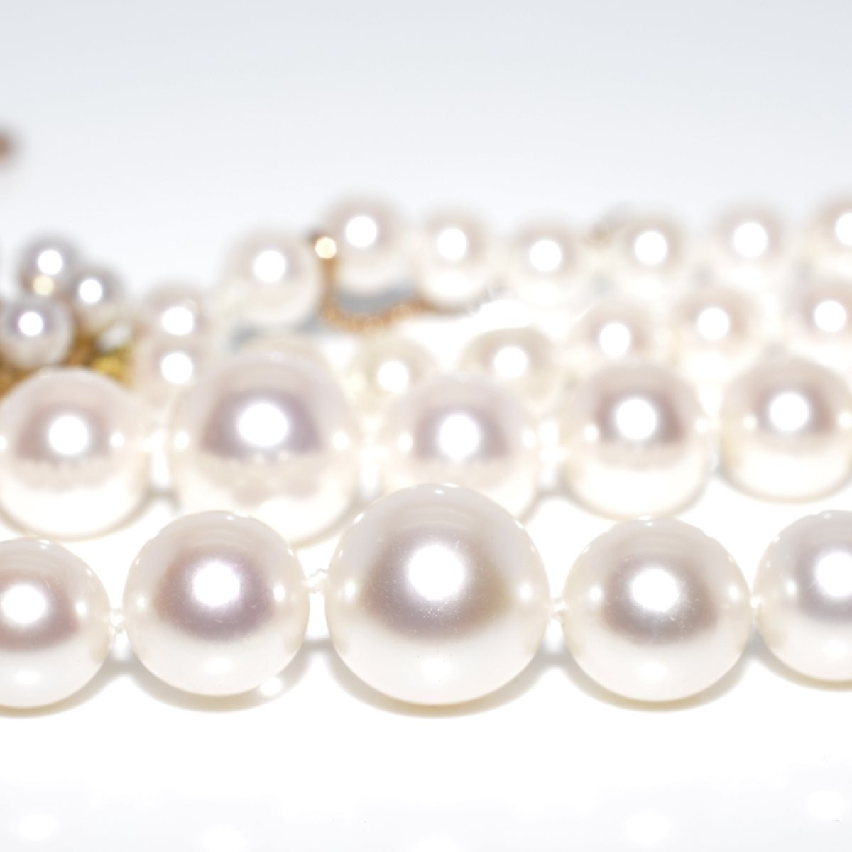 Pearl Double Strand Necklace-photo-2
