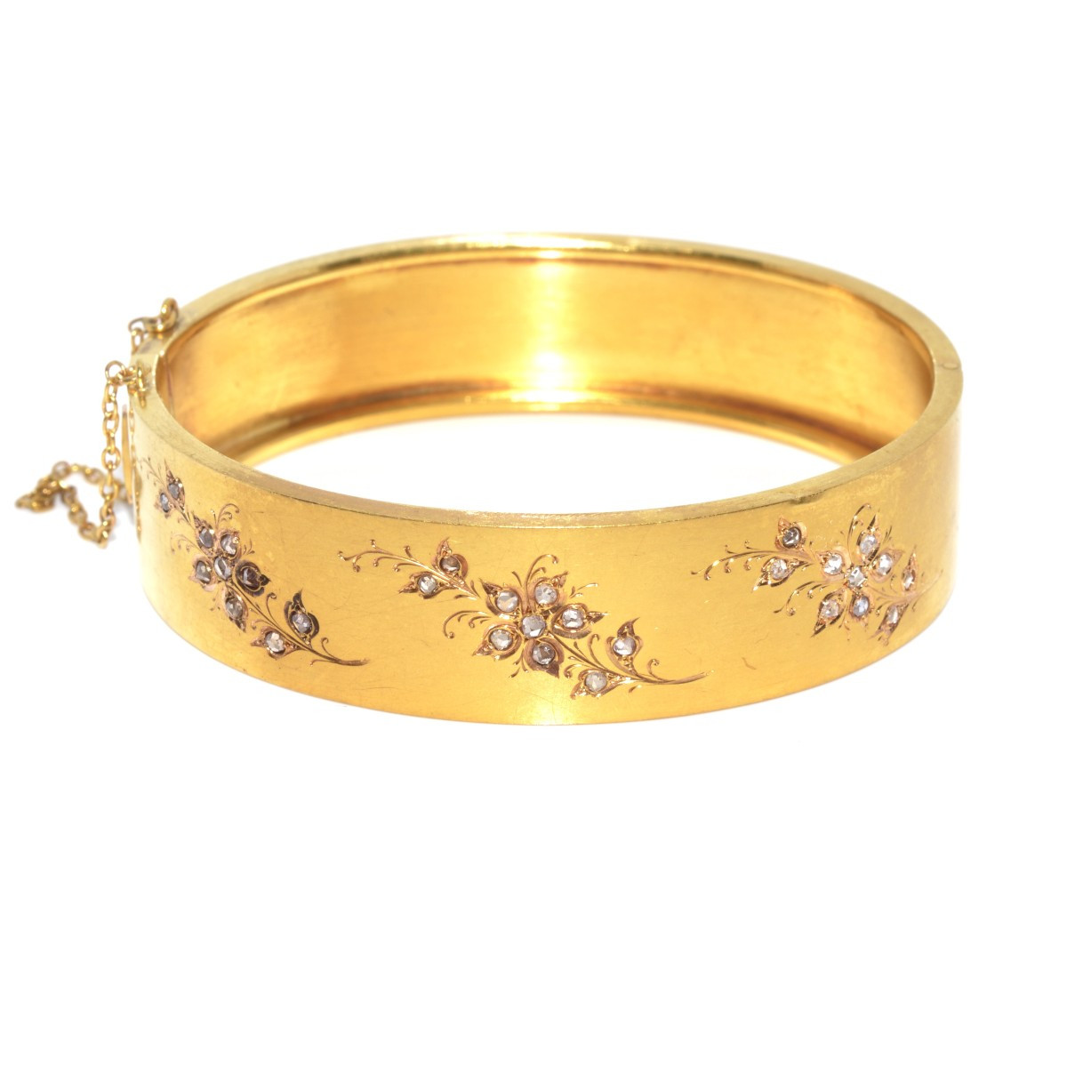 Antique Gold Cuff Bracelet