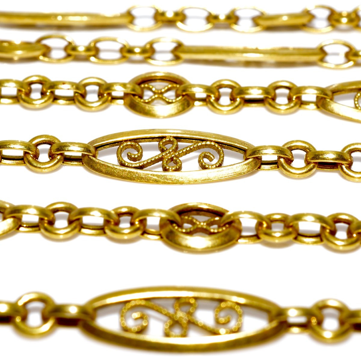 Antique Gold Necklace-photo-2