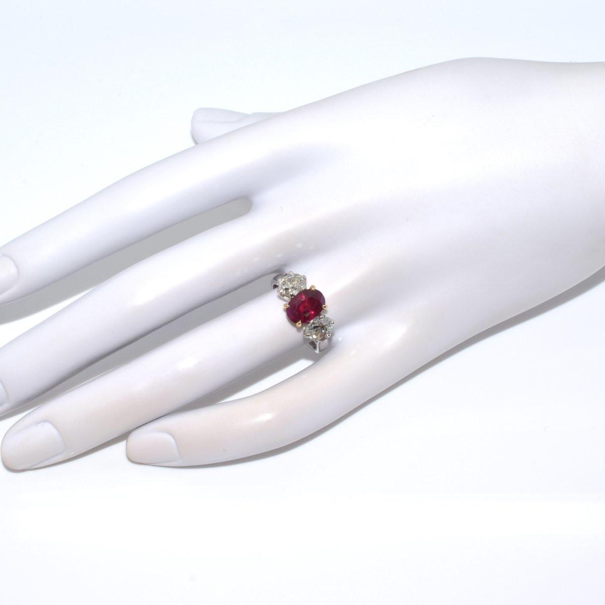 Ruby And Diamond Trilogy Ring-photo-2