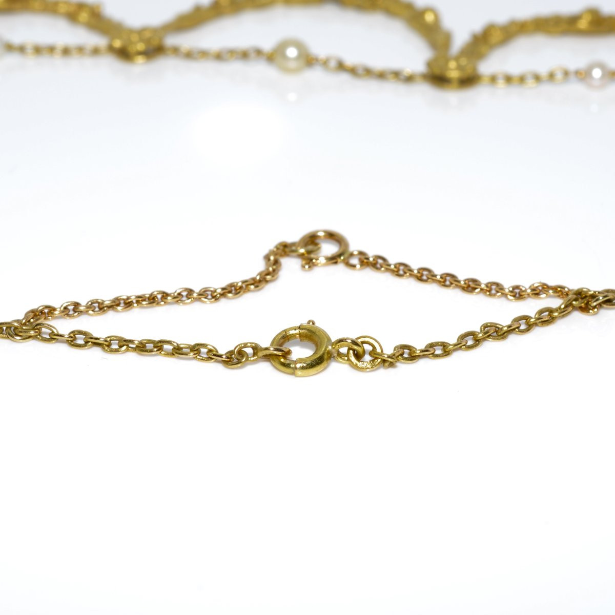 Collier draperie ancien-photo-1