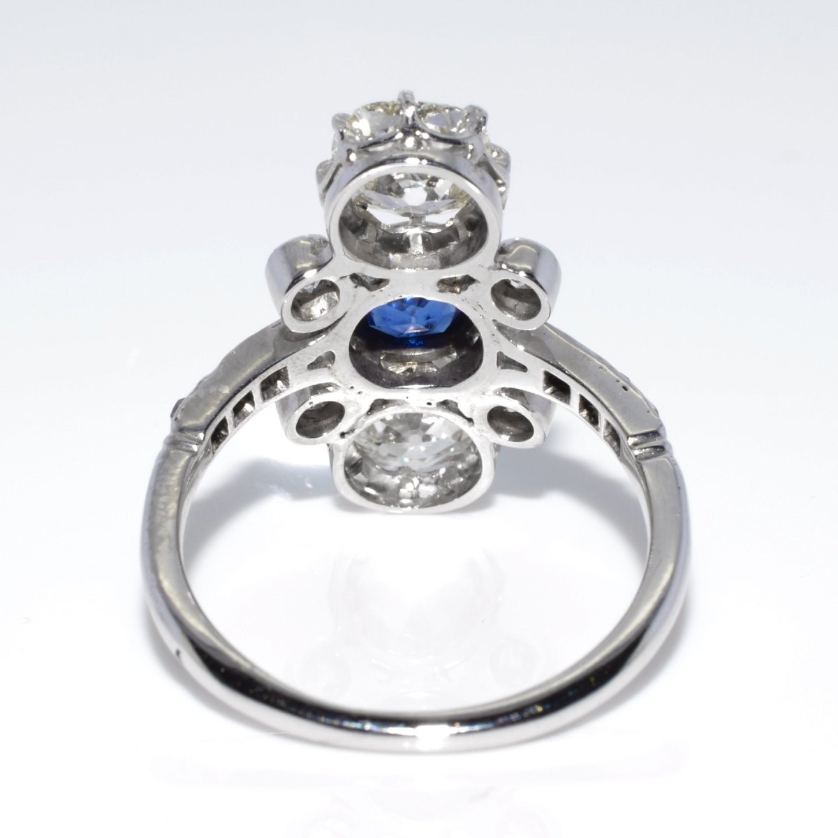Diamond And Sapphire Trilogy Ring-photo-2