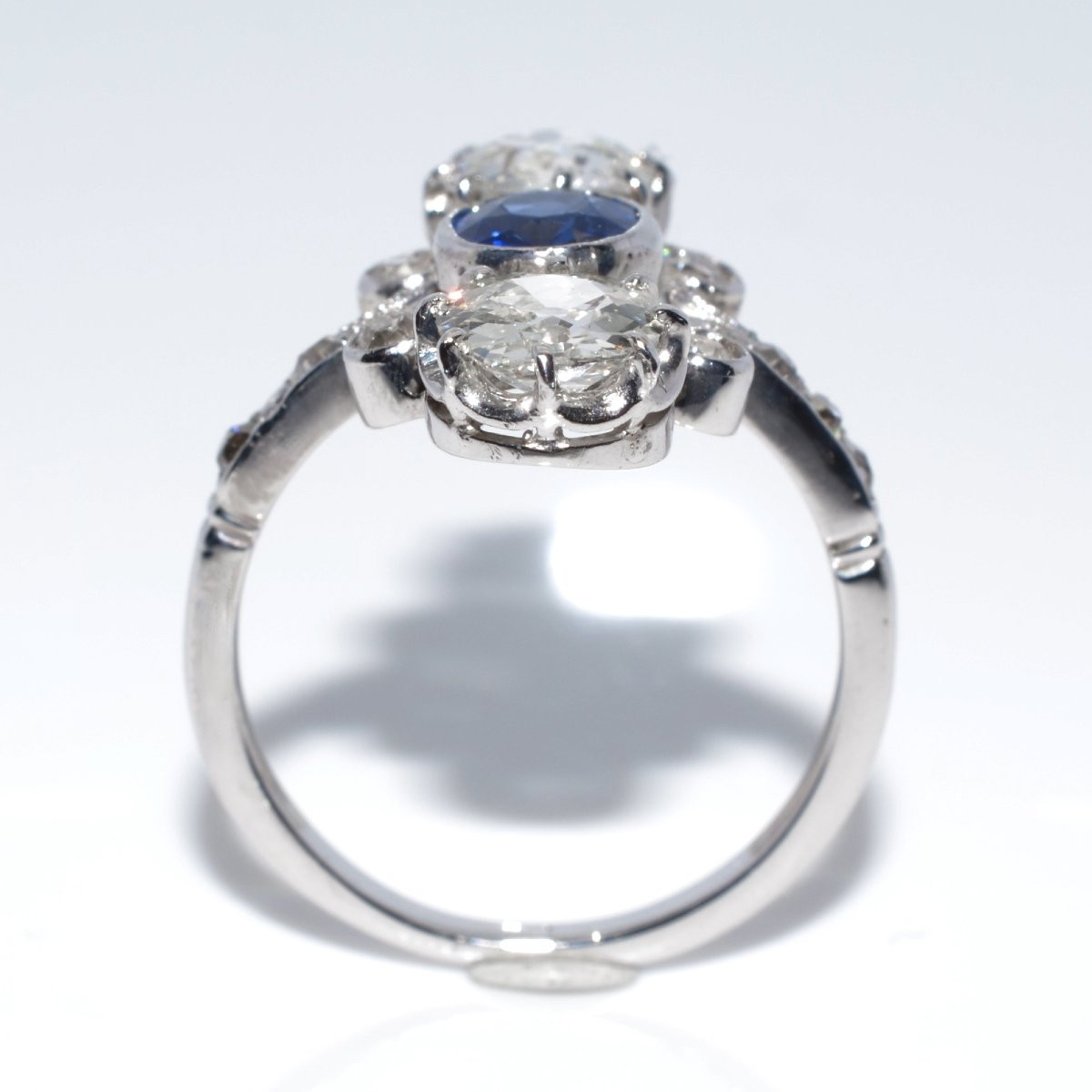 Diamond And Sapphire Trilogy Ring-photo-3