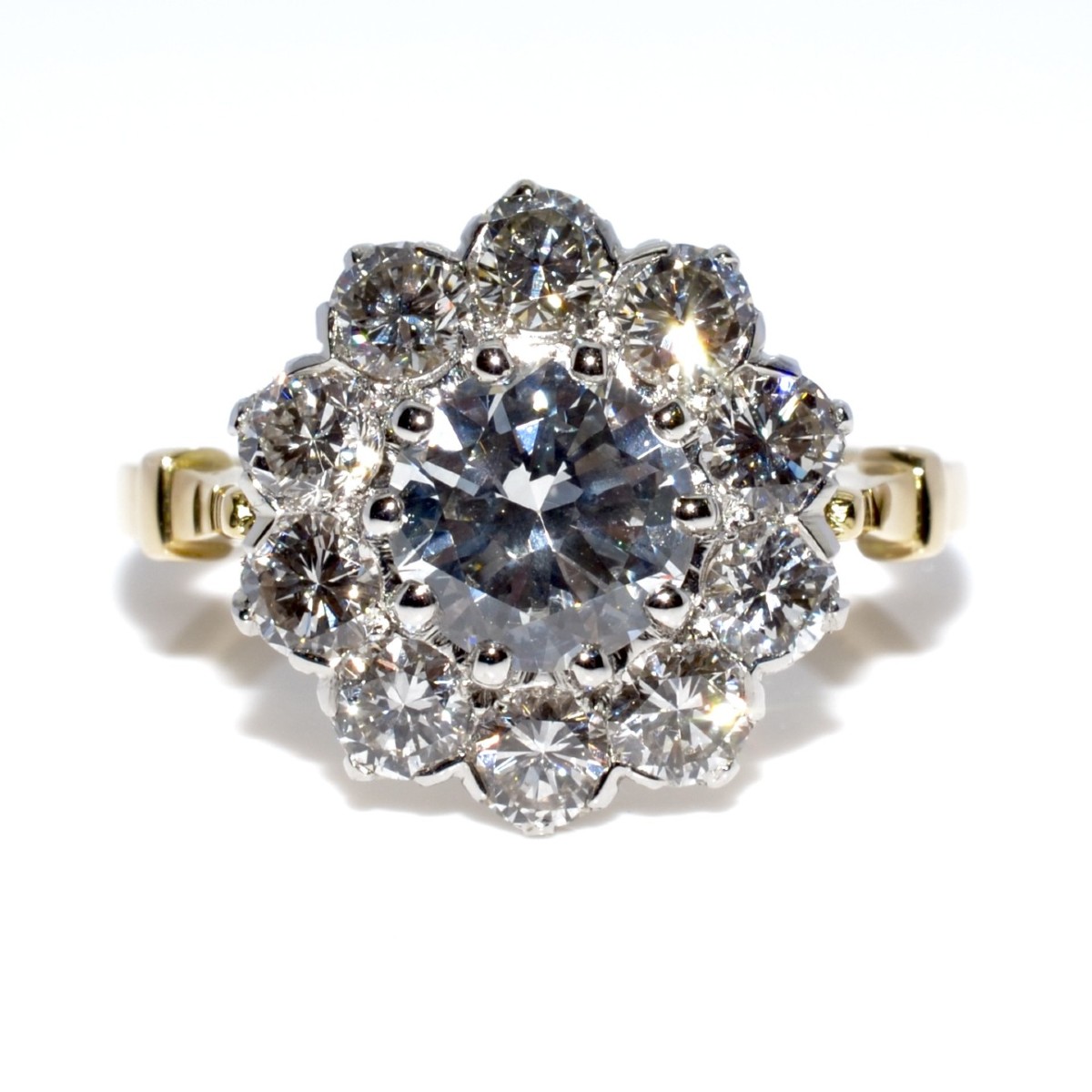 Bague Pompadour diamants