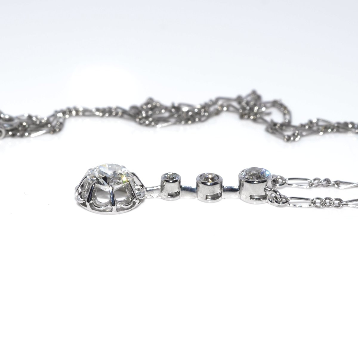 Art Deco Diamond Pendant-photo-2