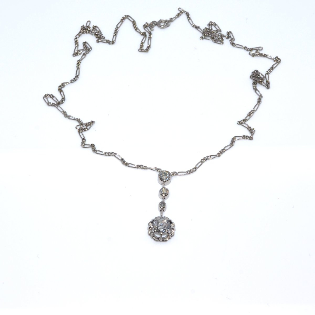 Art Deco Diamond Pendant-photo-4