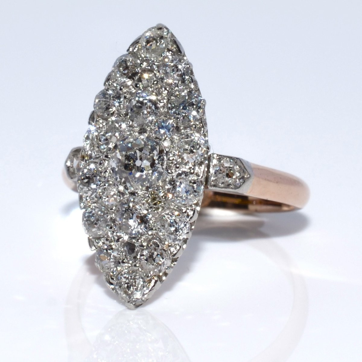 Antique Marquise Diamond Ring-photo-4