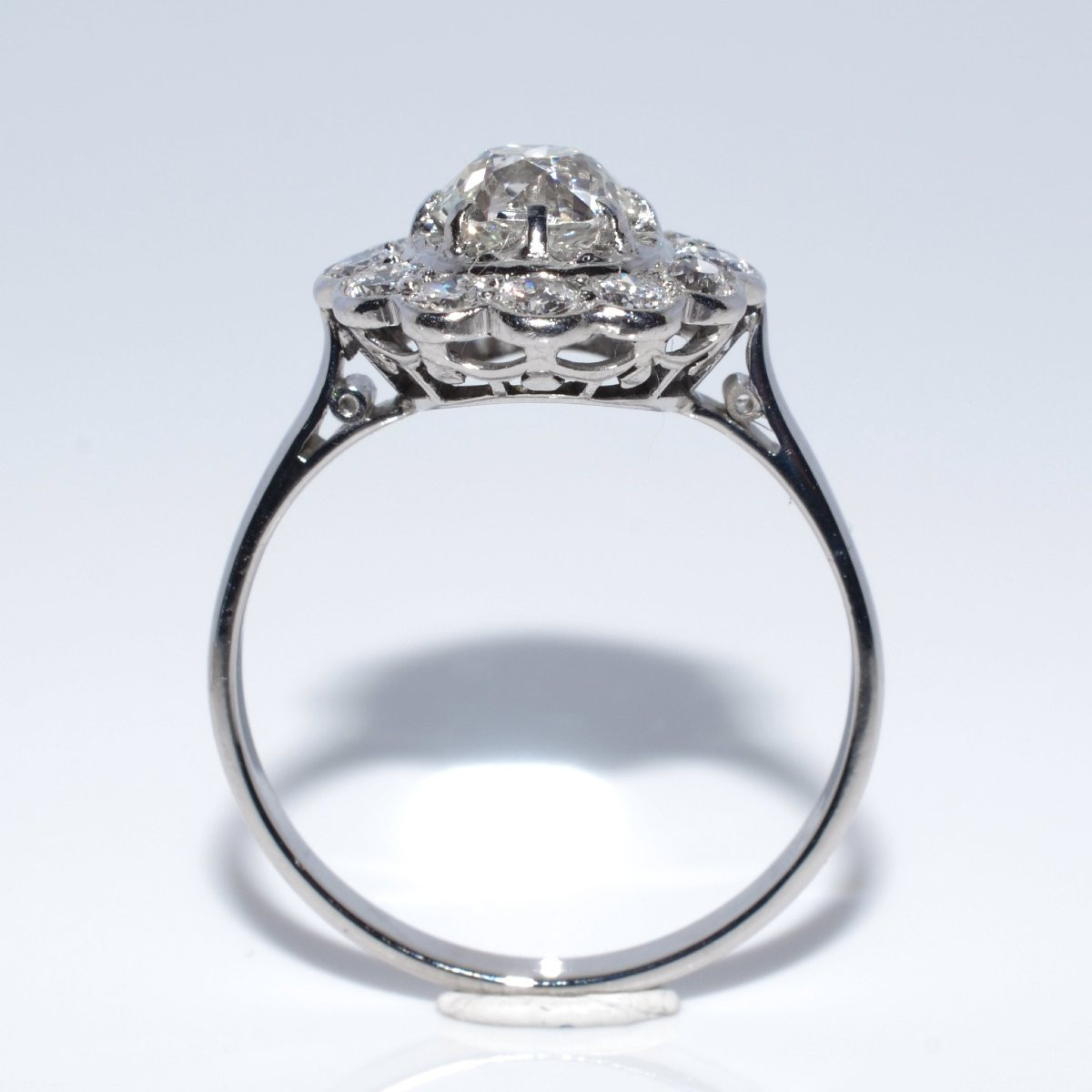 Bague Art Déco marguerite diamants-photo-2