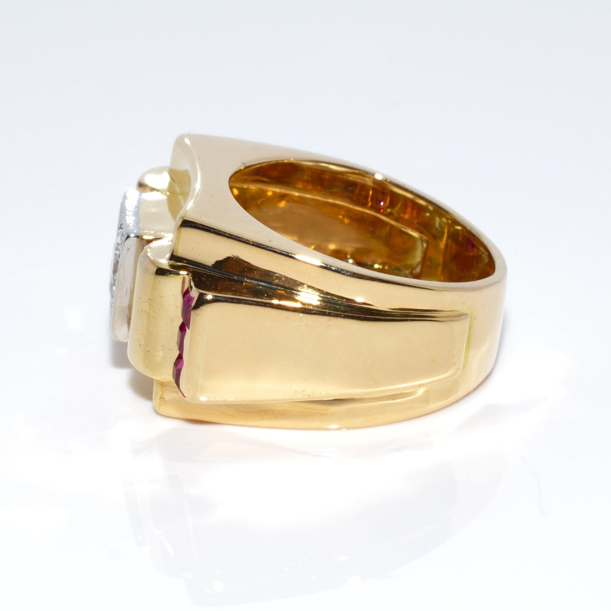 Bague Tank diamants-photo-3