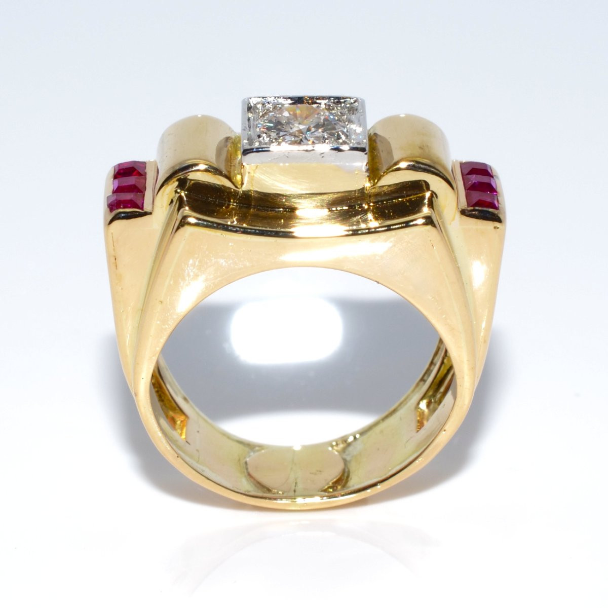 Bague Tank diamants-photo-2