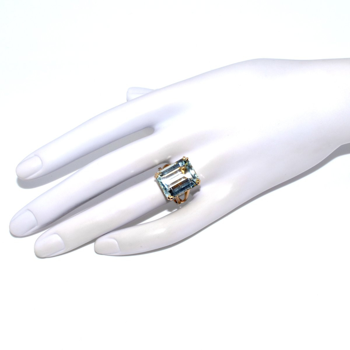 Vintage Aquamarine Ring-photo-1