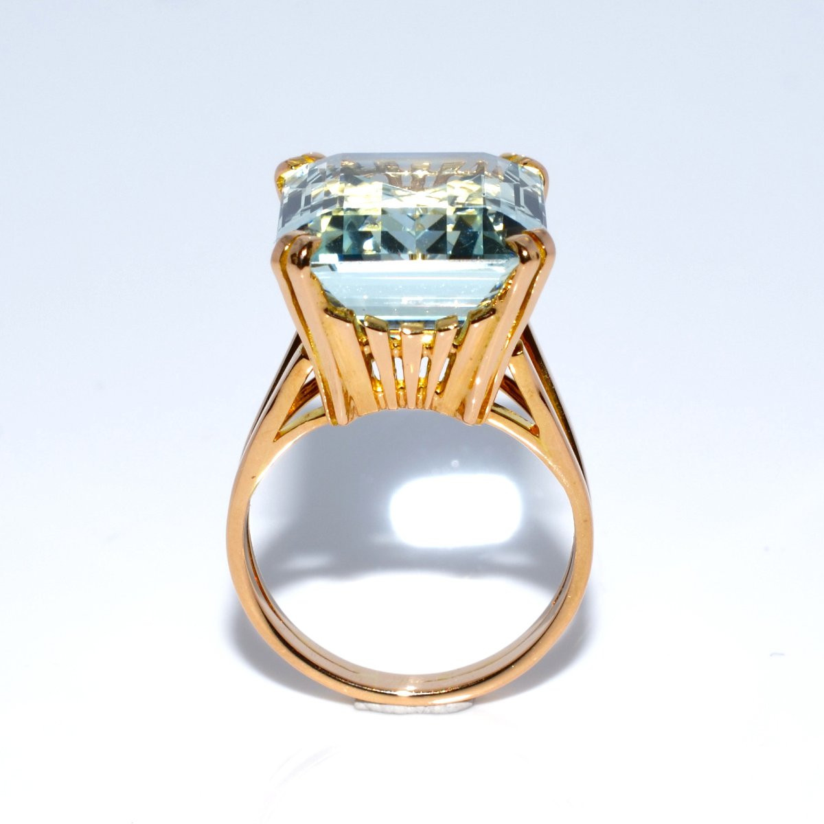 Vintage Aquamarine Ring-photo-2