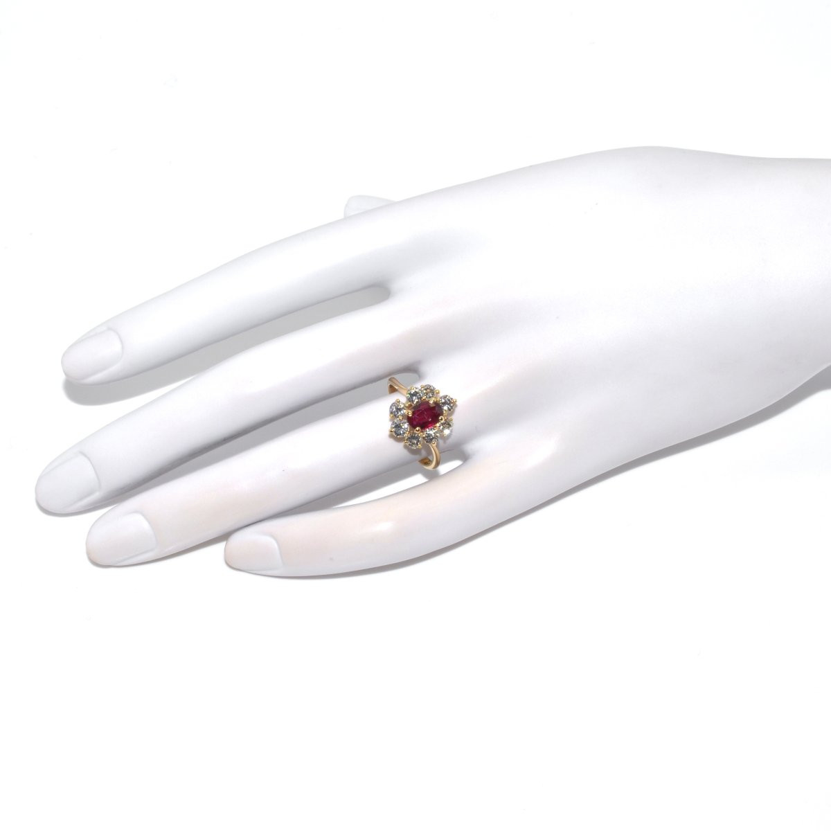 Bague vintage rubis et diamants-photo-1