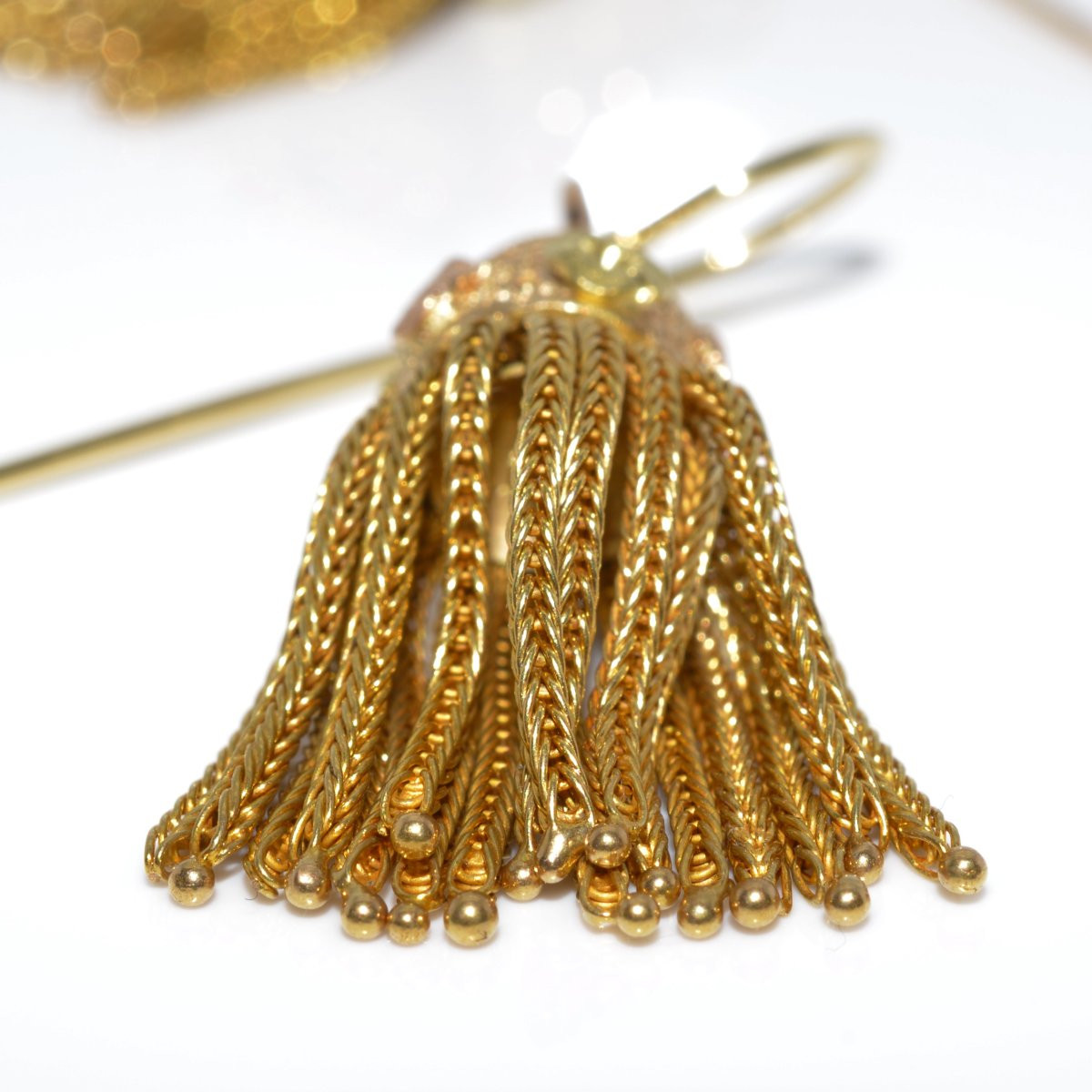 Boucles d'oreilles pompons-photo-2