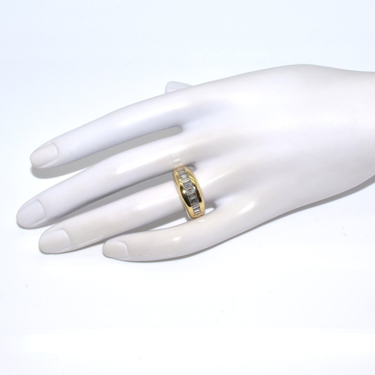 Bague vintage diamants taille baguettes-photo-1