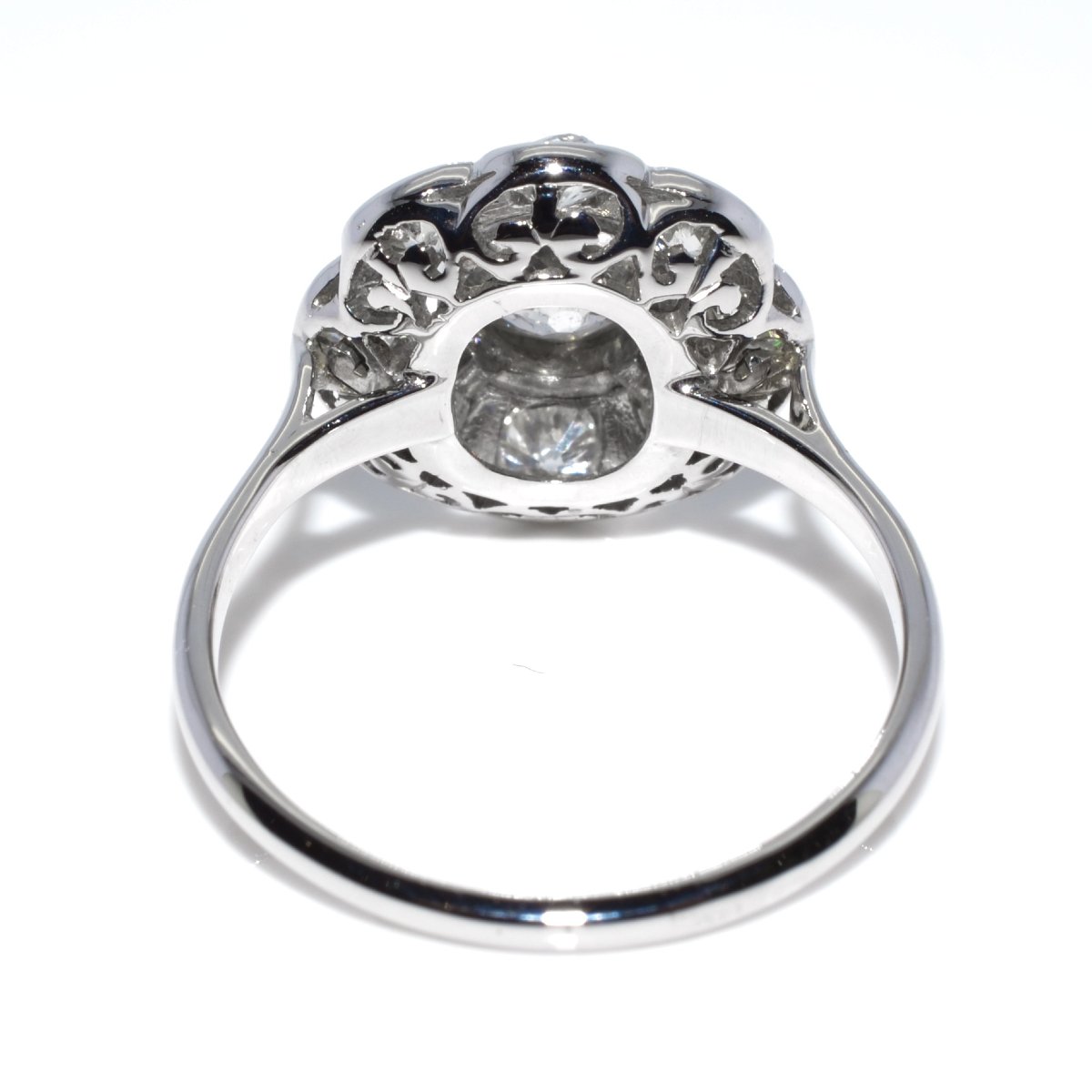 Bague Art Déco entourage diamants-photo-1