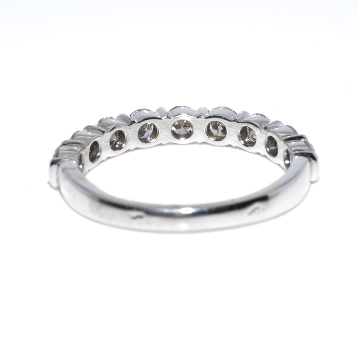Demi-alliance diamants taille brilliant-photo-2
