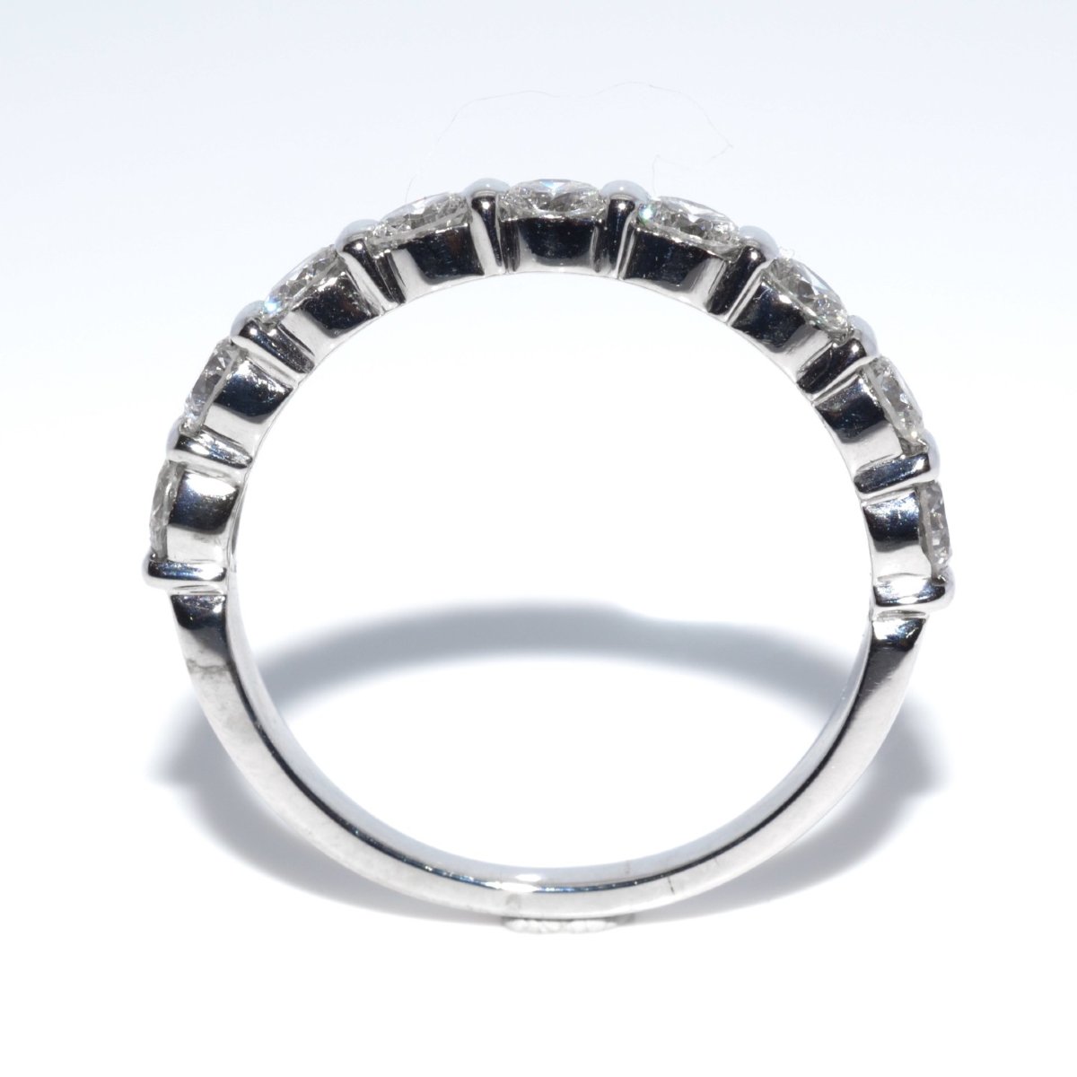 Demi-alliance diamants taille brilliant-photo-3