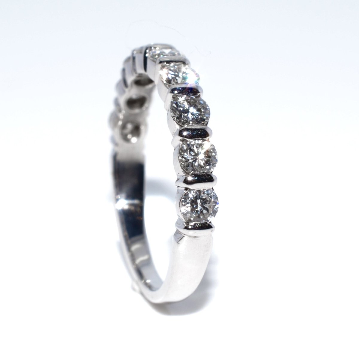 Demi-alliance diamants taille brilliant-photo-4