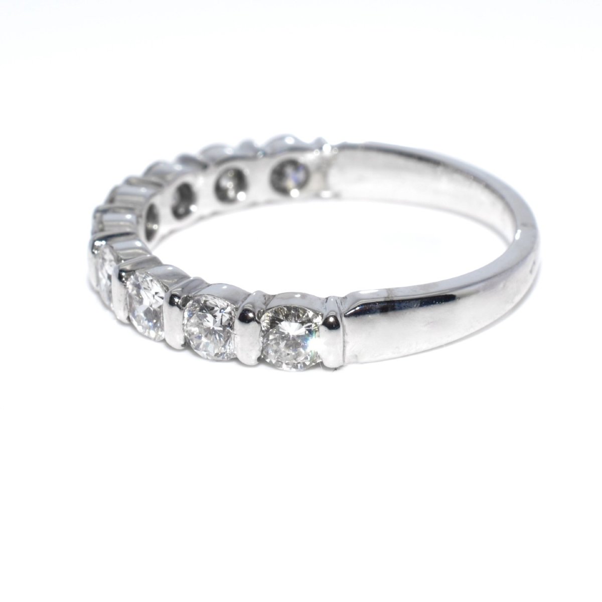 Demi-alliance diamants taille brilliant-photo-1