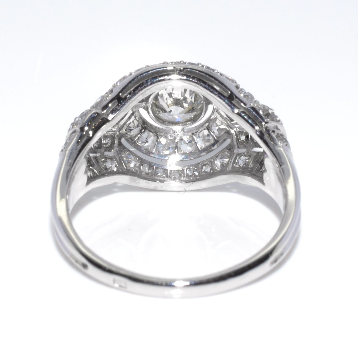 Diamond Art Deco Dome Ring-photo-1