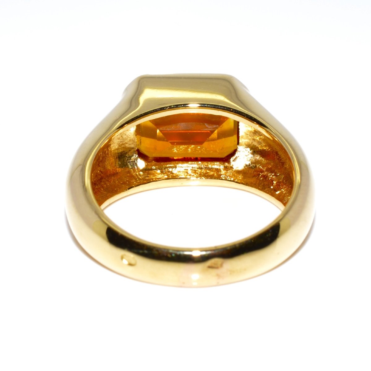 Bague citrine vintage-photo-4
