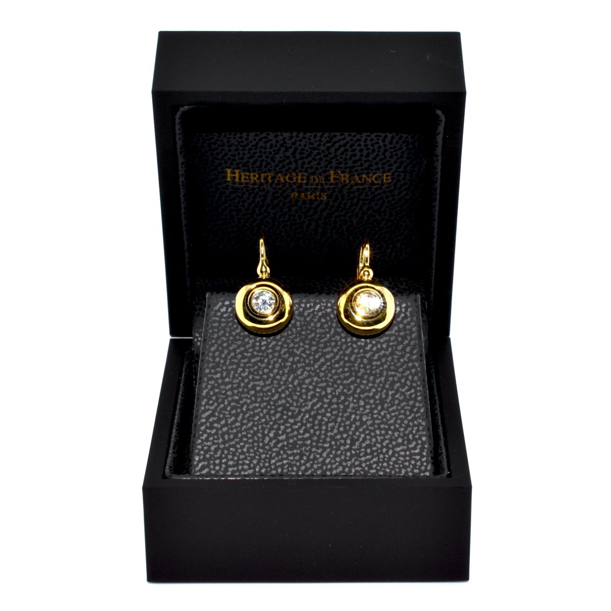 Boucles d'oreilles dormeuses diamants-photo-4